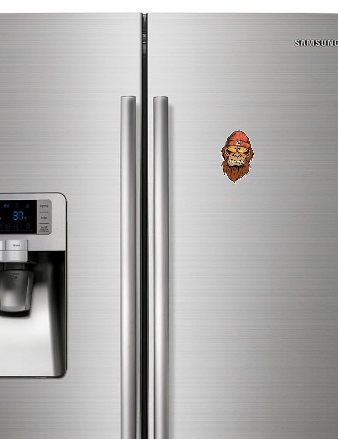 Michigan Magnet - Bigfoot Head