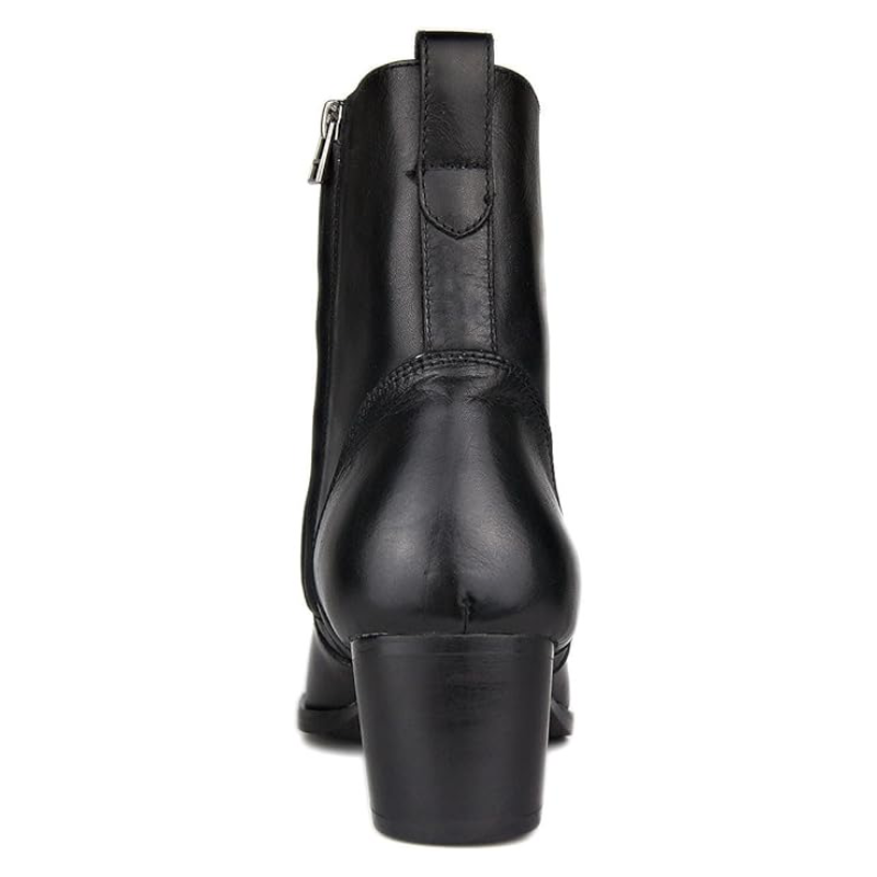 Dress Boot for Men Leather Chelsea Boots Mild Heel Shoes OS-JY002-US