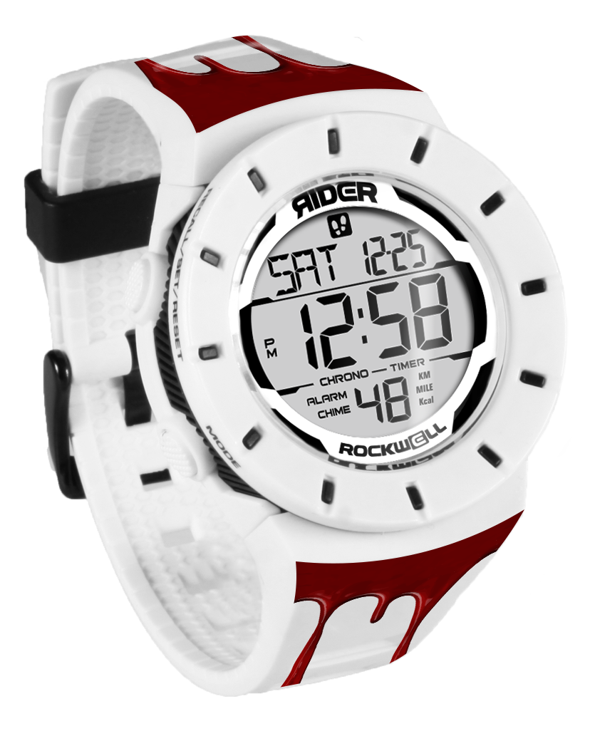 The Coliseum Fit™ - Blood FORUM EDITION (White/Black) Watch