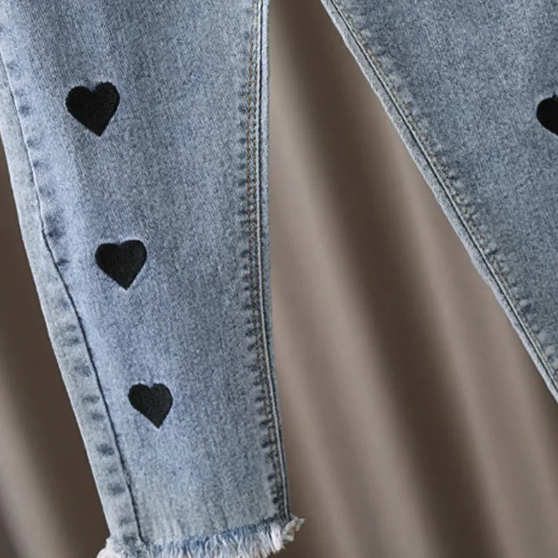 Toddler Baby Girl Casual Denim Jeans Trousers - # GIAA21410006