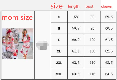 Christmas Pajamas Fall Family Set - # BOAA11710010