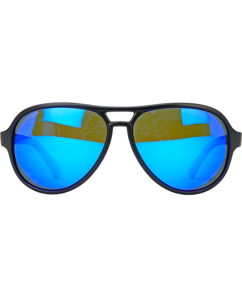 Casino (Black/Blue Mirror Polarized Lens)