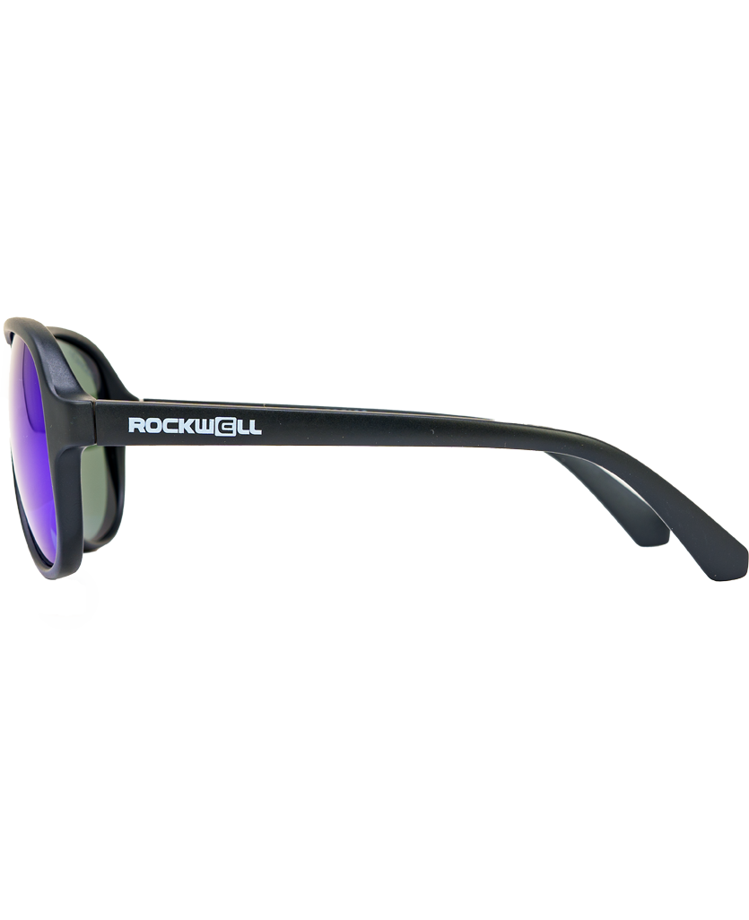 Casino (Black/Blue Mirror Polarized Lens)