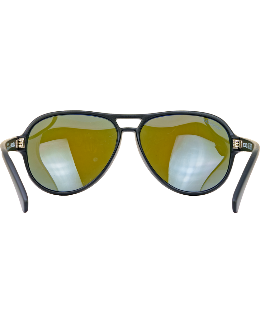 Casino (Black/Blue Mirror Polarized Lens)