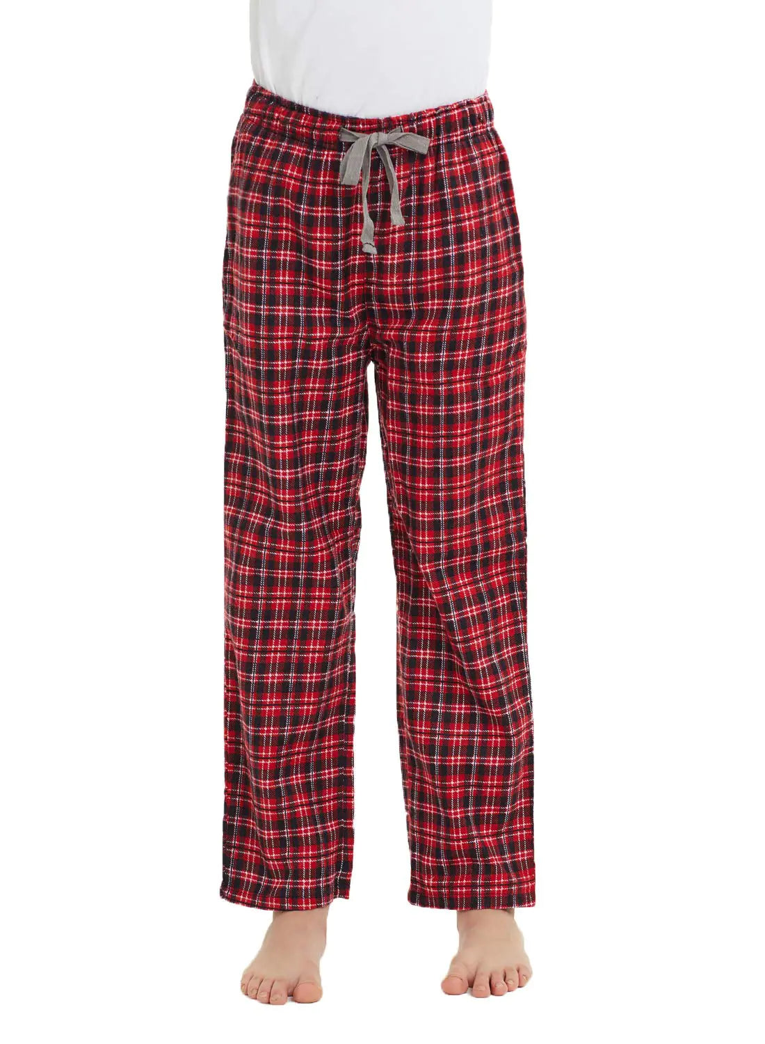 HiddenValor Big Boys Cotton Pajama Lounge Pants Red/Black Small - # BOAA12710002