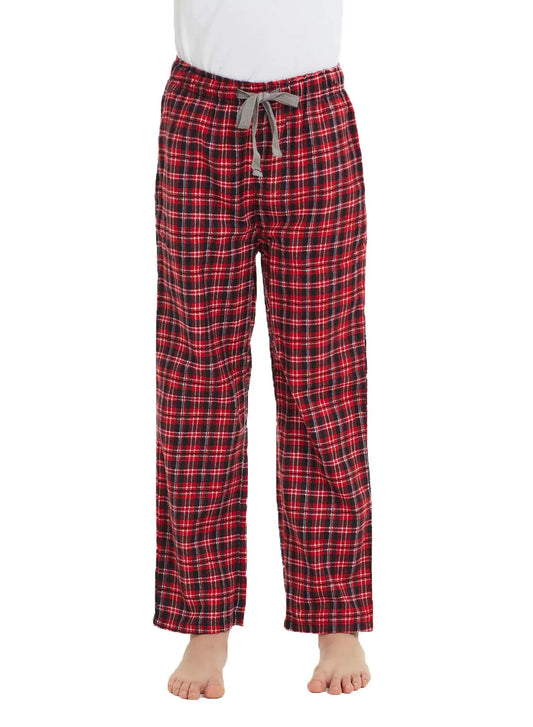 HiddenValor Big Boys Cotton Pajama Lounge Pants Red/Black Small - # BOAA12710002