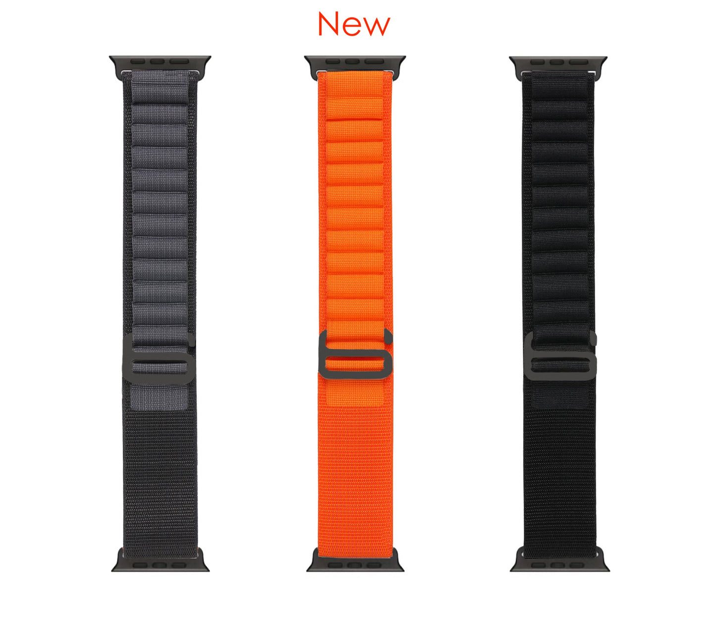 Stretch Alpine Loop Band for Apple Watch – Nylon D-Hook Strap