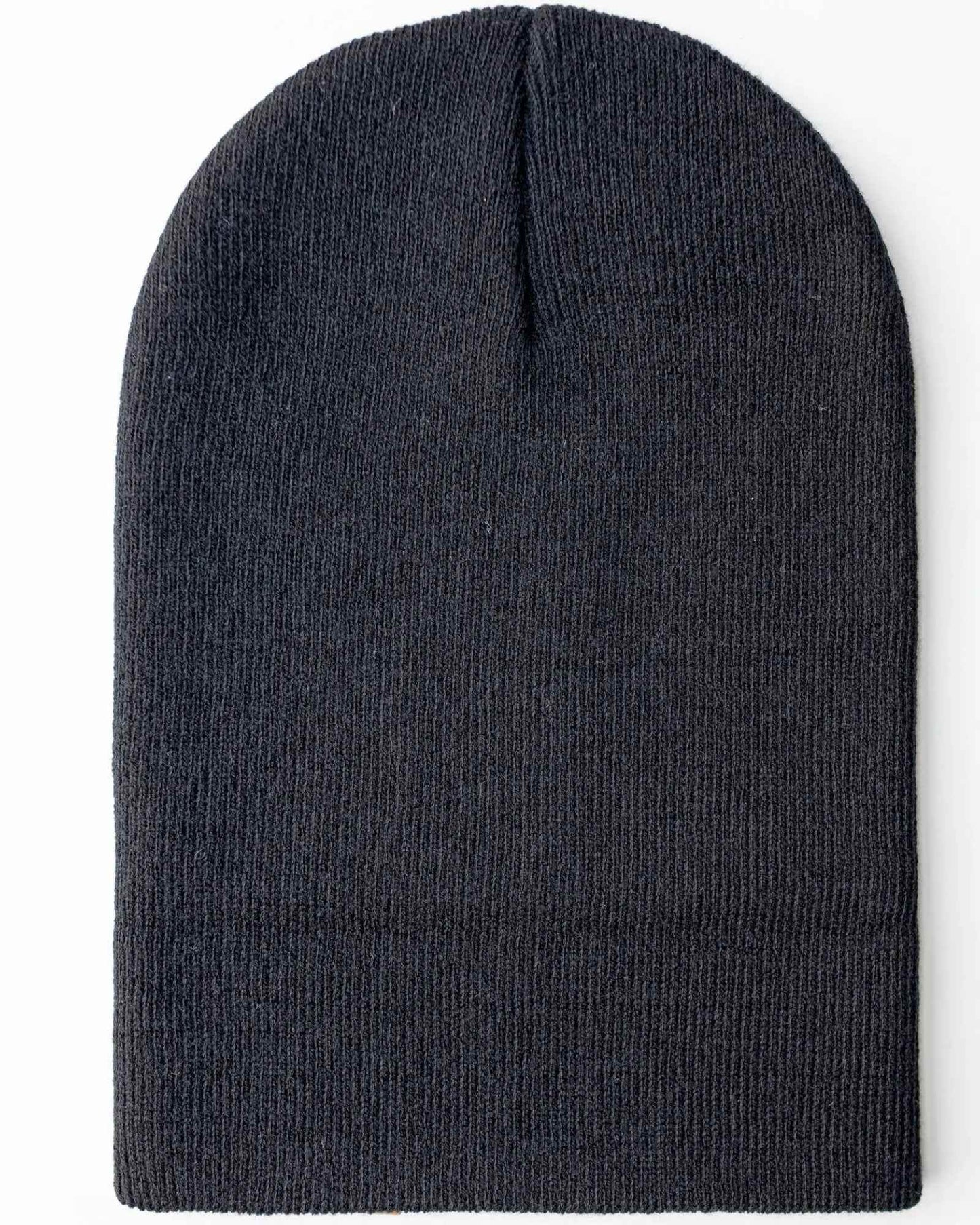 CS100 HAAKWEAR Traditional Silent Cuffed Beanie, Charcoal Black