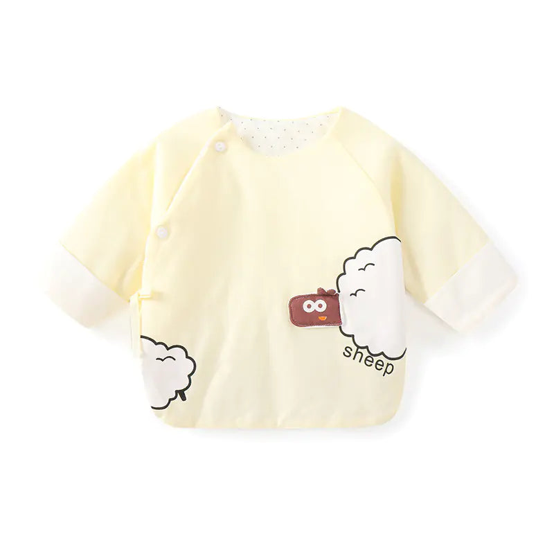 Newborn Padded Warm Jacket with Half Back Design - # BAAA61110003