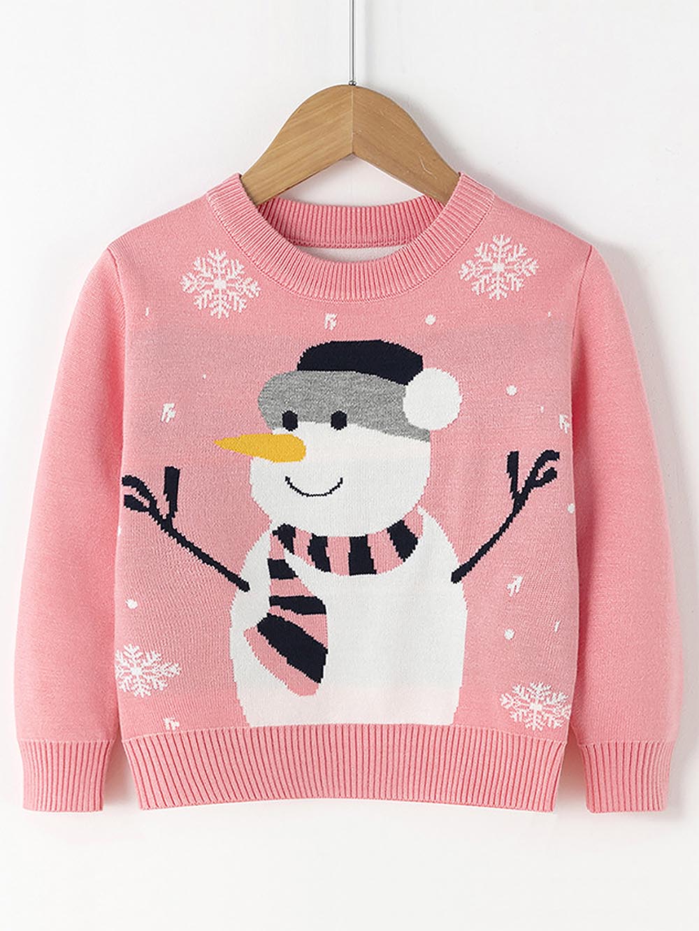 Children's Snowman Christmas Long Sleeve Sweater | NCS