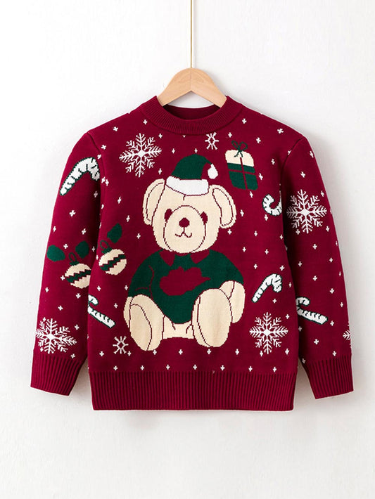 Children's Teddy Bear Christmas Sweater | NCS