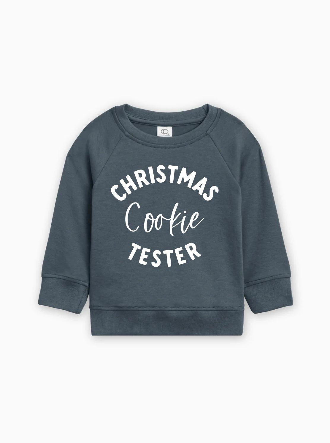 Christmas Cookie Tester Organic Cotton Baby and Toddler Pullover
