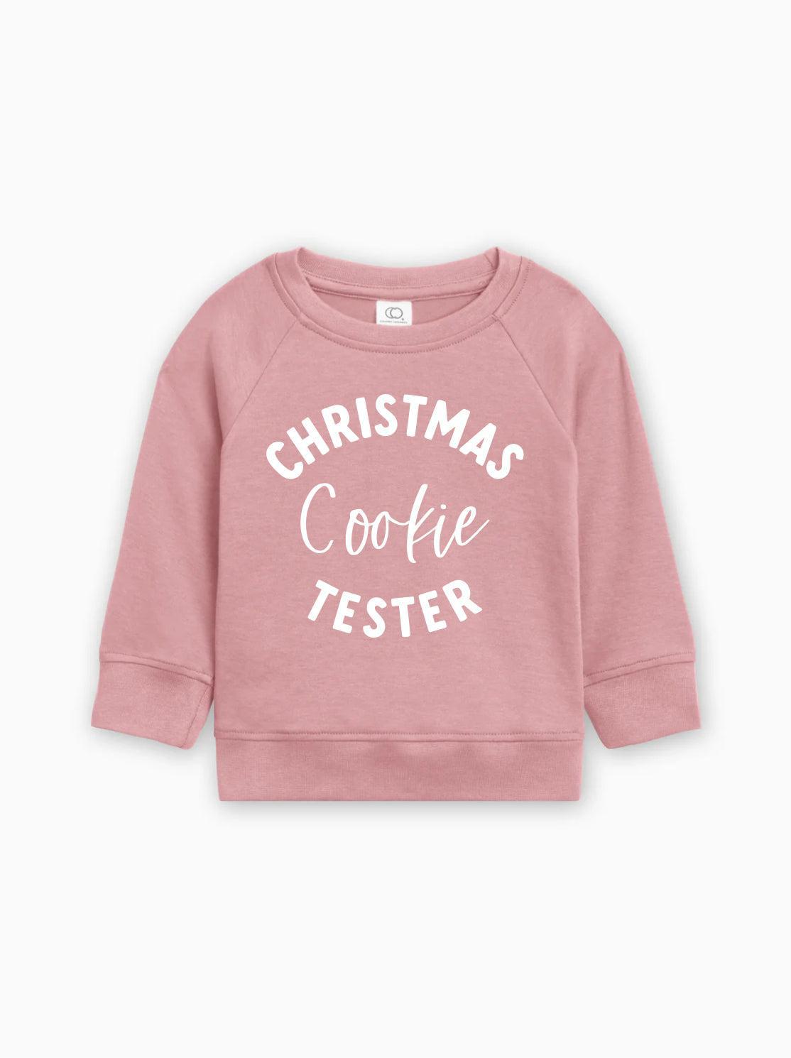 Christmas Cookie Tester Organic Cotton Baby and Toddler Pullover