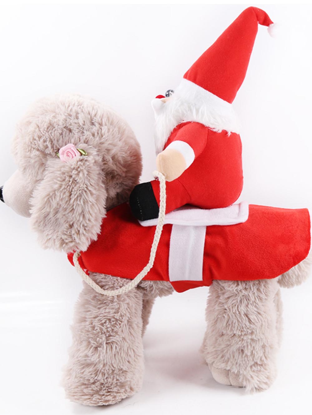 Christmas Dog Costume – Santa Riding Reindeer Style | NCS