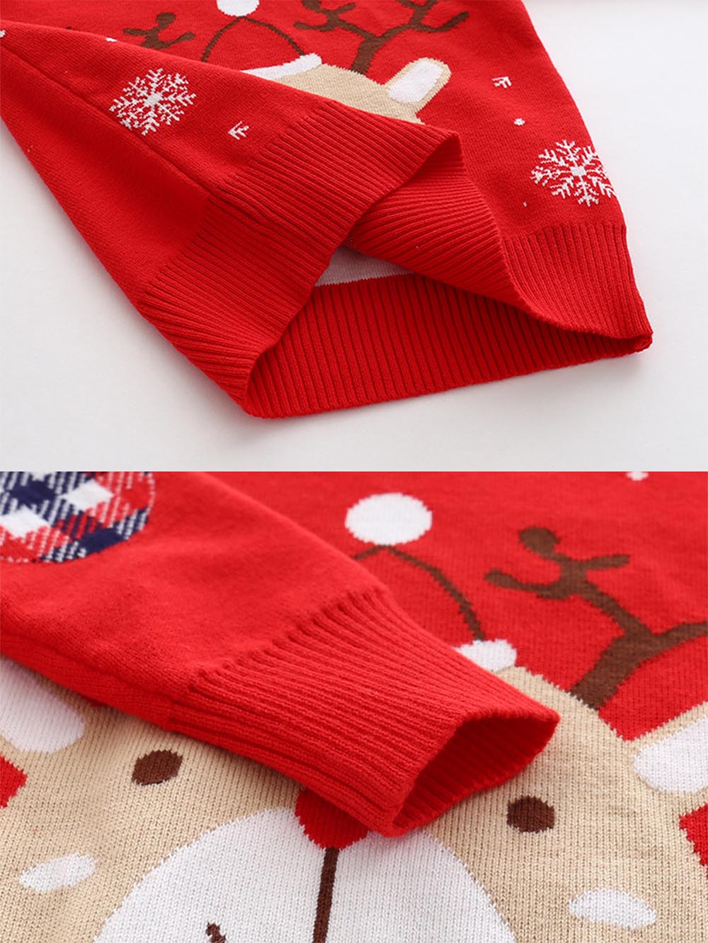 Christmas Elk Knit Crewneck Ugly Sweater | NCS