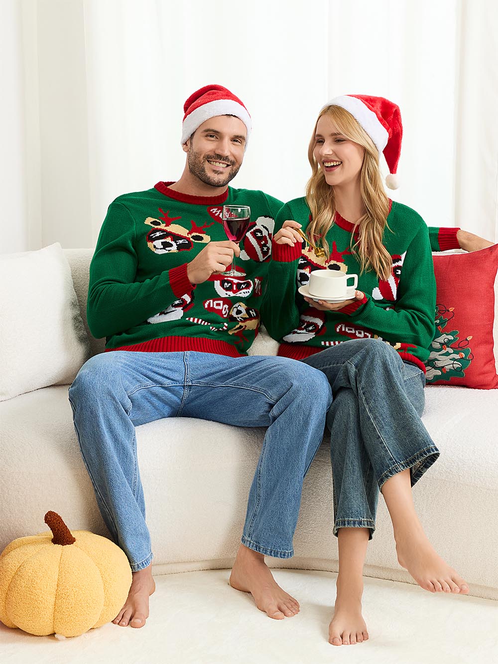 Christmas Reindeer Pattern Sweater | NCS