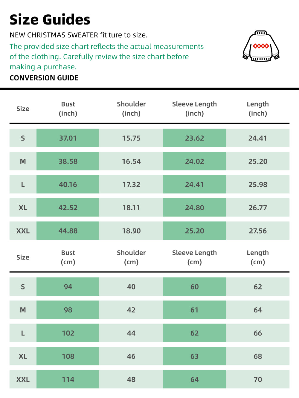 Christmas Tree Embroidery Crew Neck Ugly Christmas Sweater | NCS