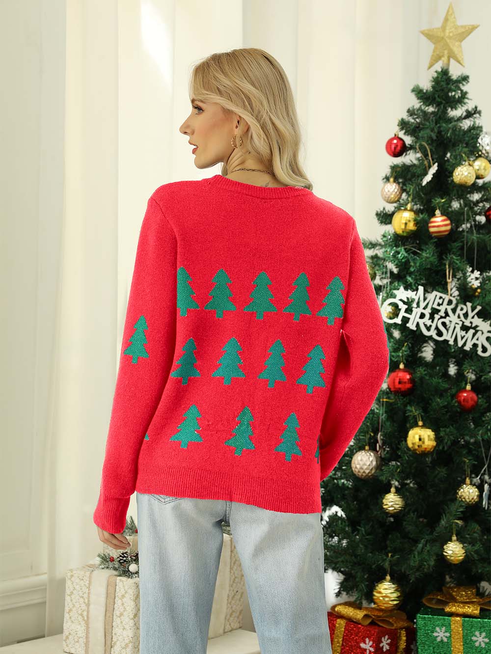 Christmas Trees Sweater for Women  | NCS