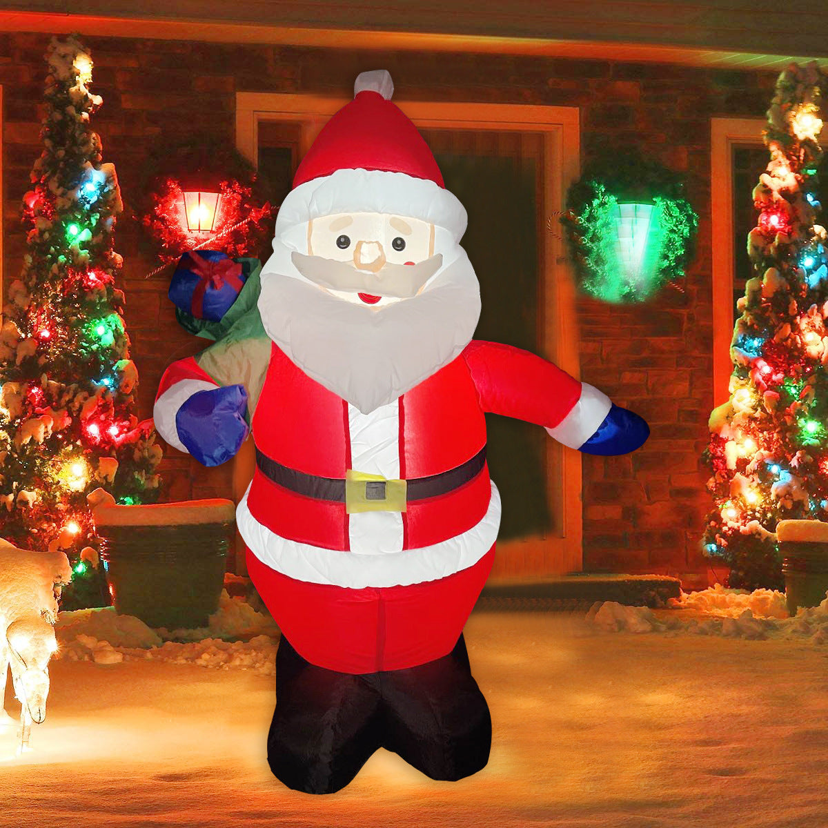 Christmas Inflatables Santa Outdoor Decorations | NCS
