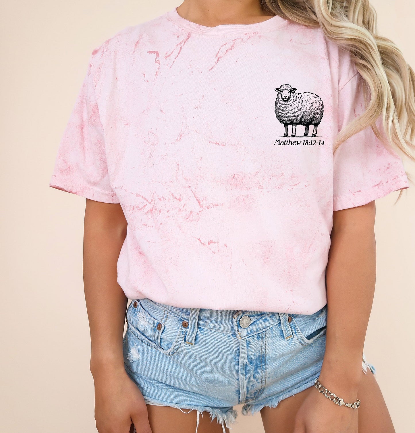 He left the 99 to find me Christian Garment Dyed T Shirt