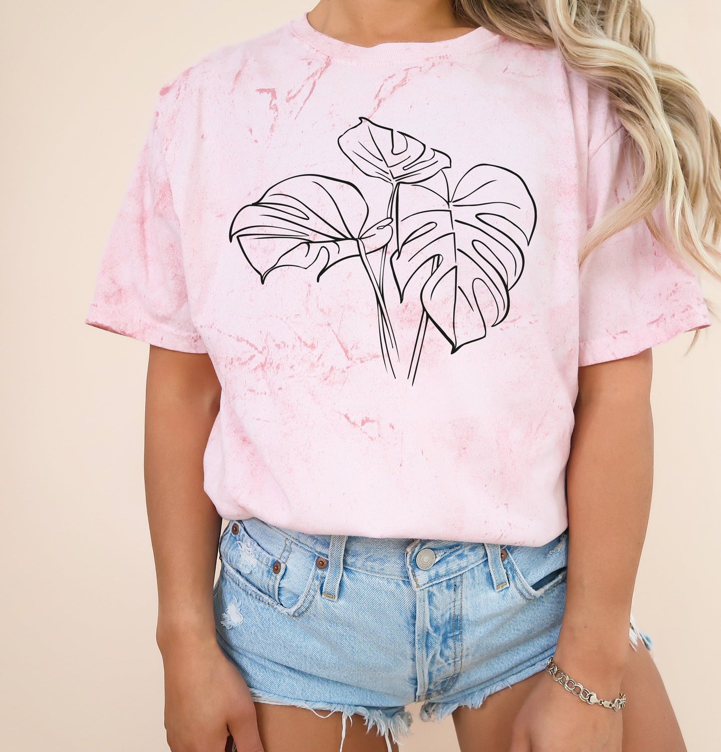 Monstera botanical Comfort Colors T Shirt