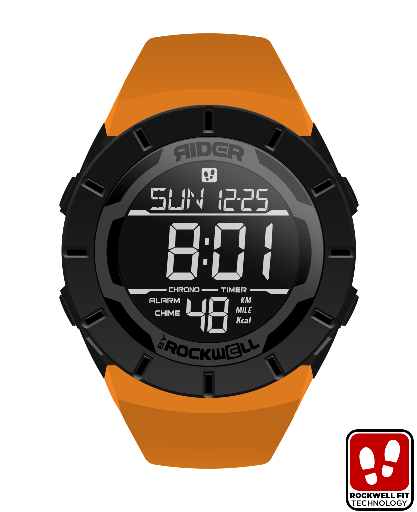 Coliseum Fit™ Mix Up Edition (Black/Orange) Watch