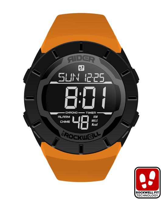 Coliseum Fit™ Mix Up Edition (Black/Orange) Watch