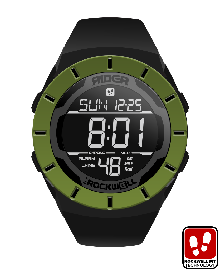 Coliseum Fit™ Halo Edition (Black/ OD Green) Watch