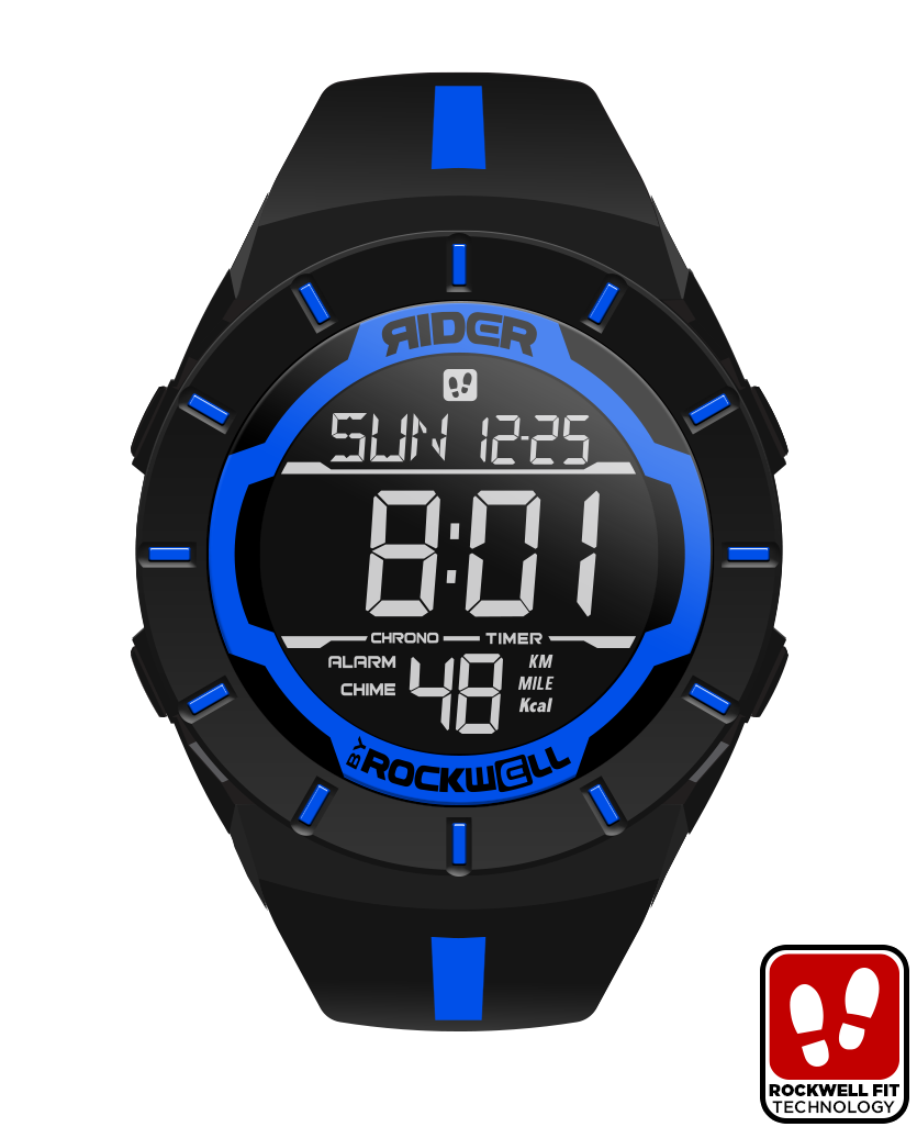 Coliseum Fit™ Police Edition (Black/Blue) Watch