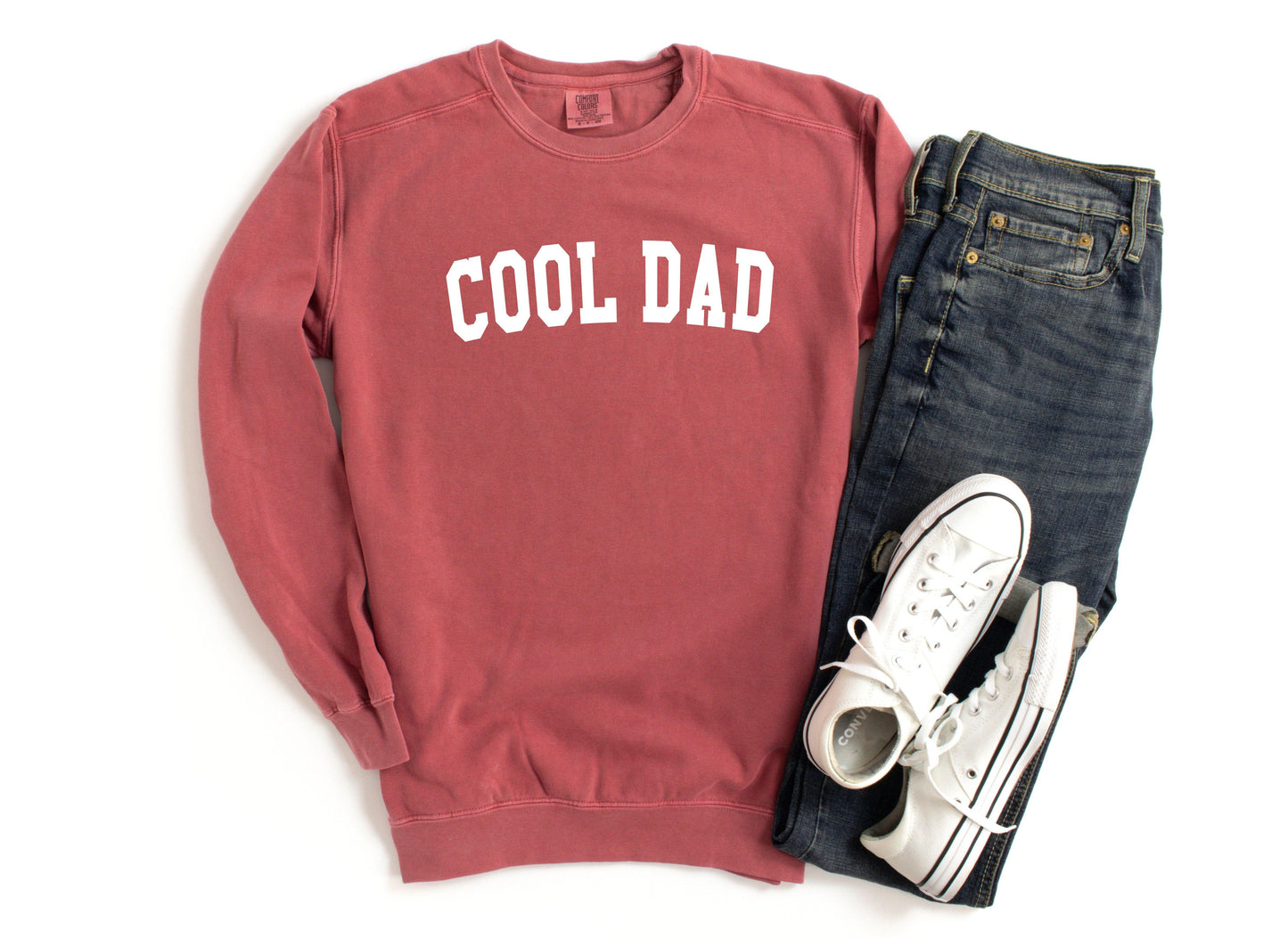 Cool Dad Garment Dyed Comfort Colors Sweatshirt