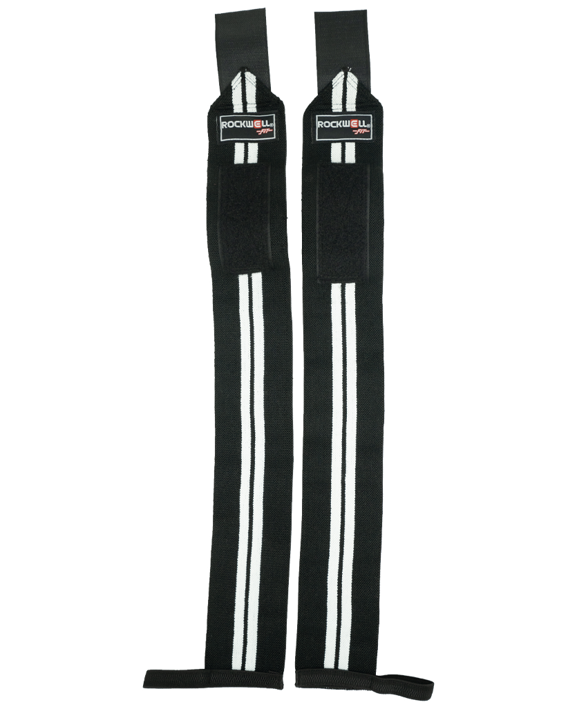 Rockwell Fit™ Wrist Wraps - 24 inch (Black/White)