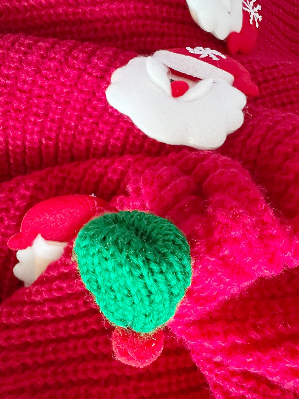 Cute 3D Santa Claus Christmas Knit Sweater | NCS