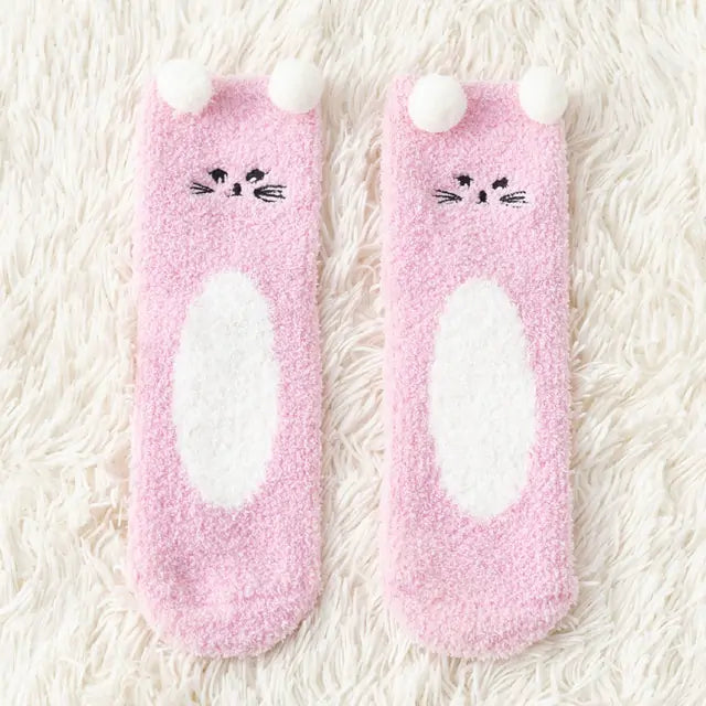 Women's  Fuzzy Socks Winter Warm Fleece - # GIAA231010005