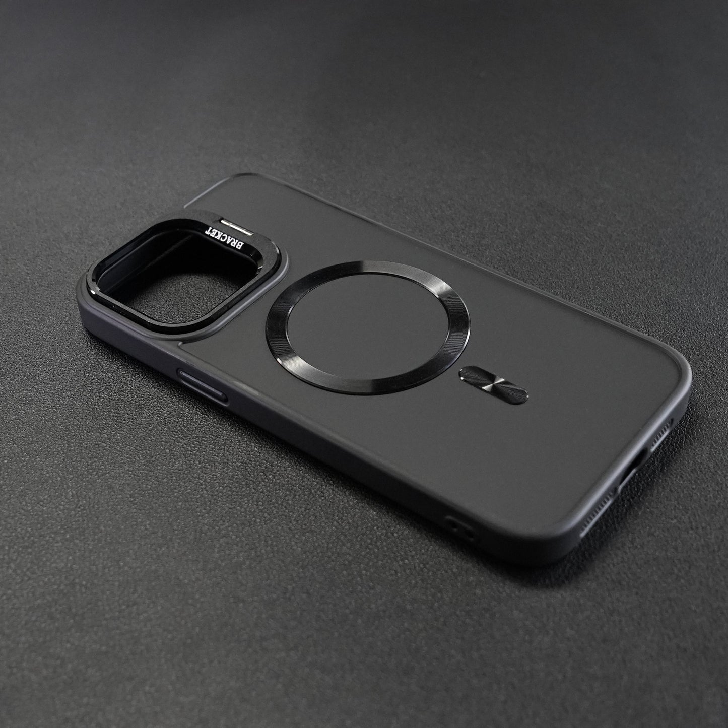 MagSafe Compatible Military-Grade Protective iPhone Case with Hidden Stand