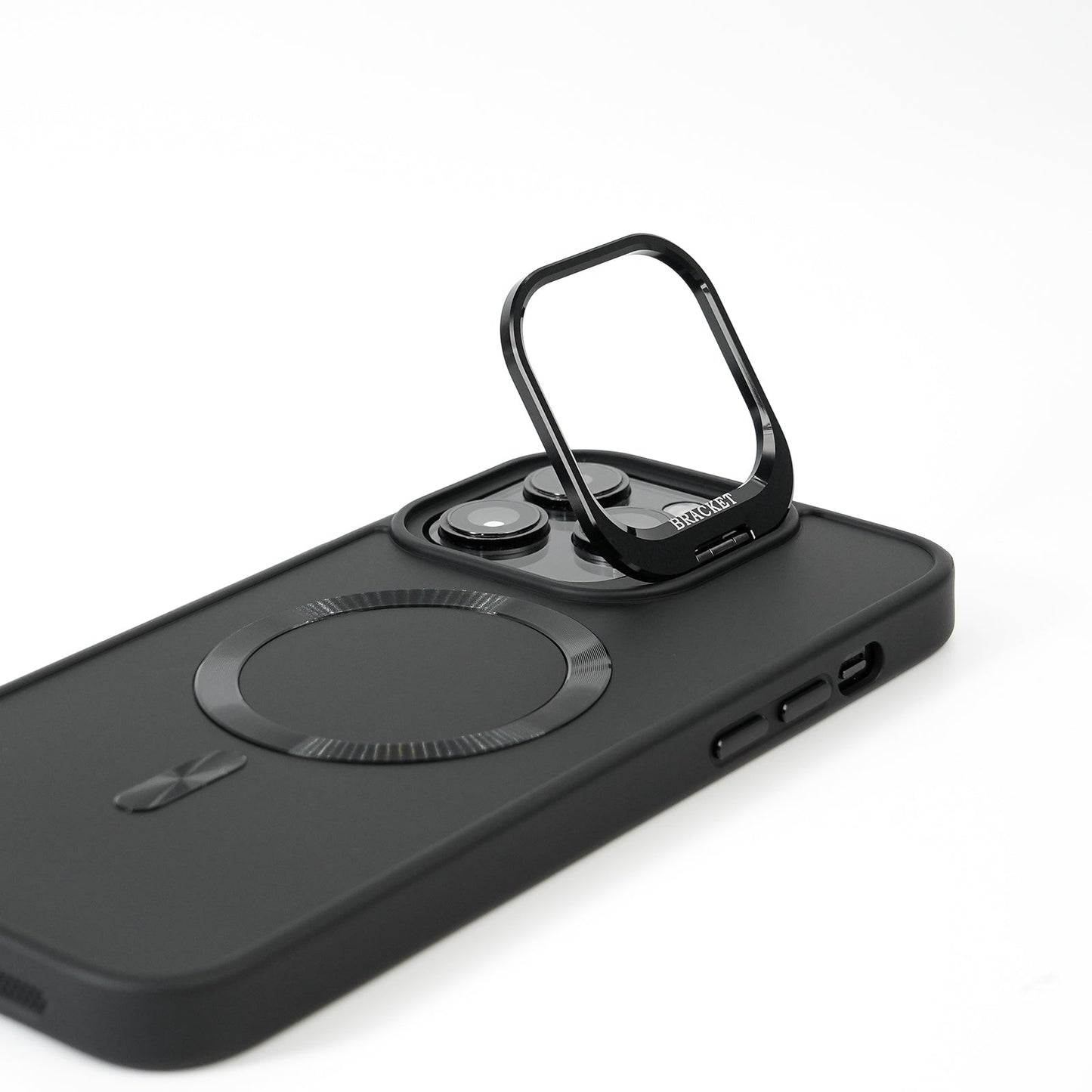 MagSafe Compatible Military-Grade Protective iPhone Case with Hidden Stand