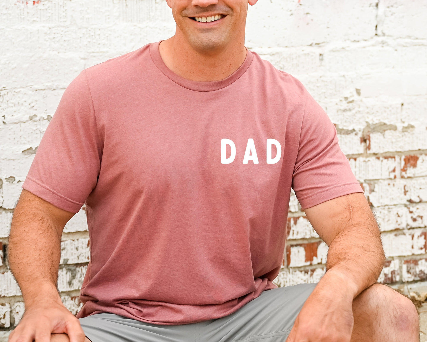 Dad T Shirt | Daddy T shirt, Mother's day matching shirts (Rounded font left corner)