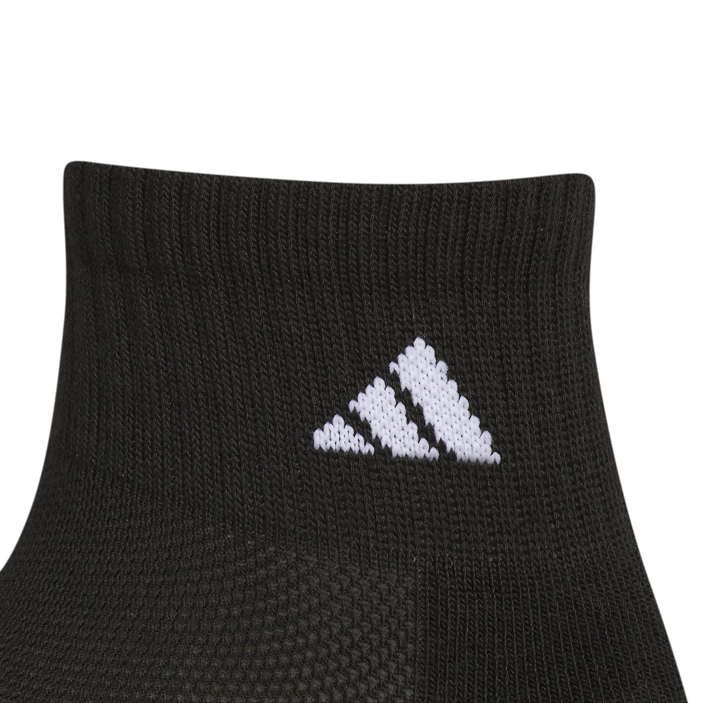 adidas Athletic Cushioned Quarter Socks (6-Pair) for Kids, Boys and Girls, Above The Ankle Fit, Durable Fabric Medium Black/Onix Grey/White - # BOAA11810006