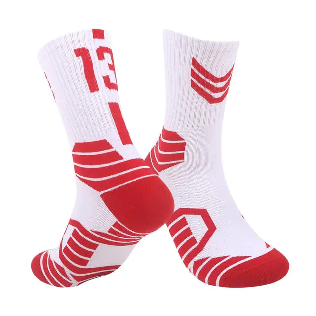 Breathable Non-Slip Professional Basketball Socks for Men, Women, and Kids - Ideal for Sports, Cycling, Climbing, and Running - # BOAA13810001