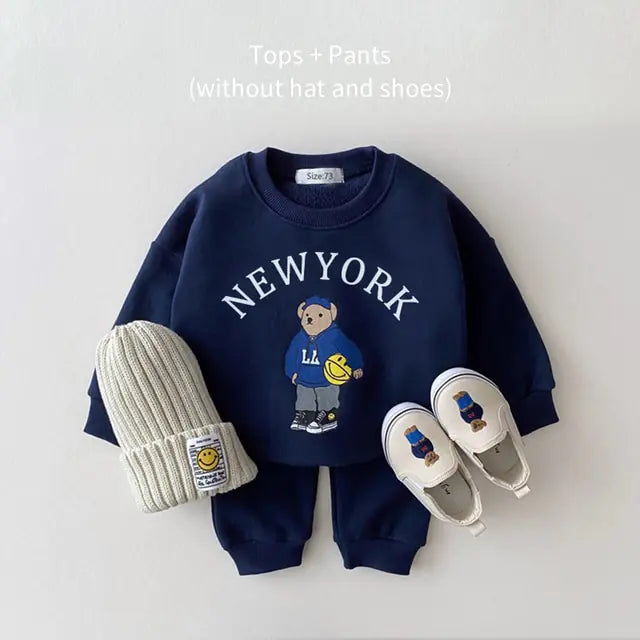 Baby Casual Hoodie and Pants Set - # BOAA11310005
