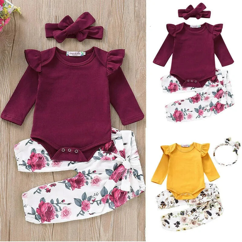 Cute Baby Girl Romper Set - # BAAA71710003