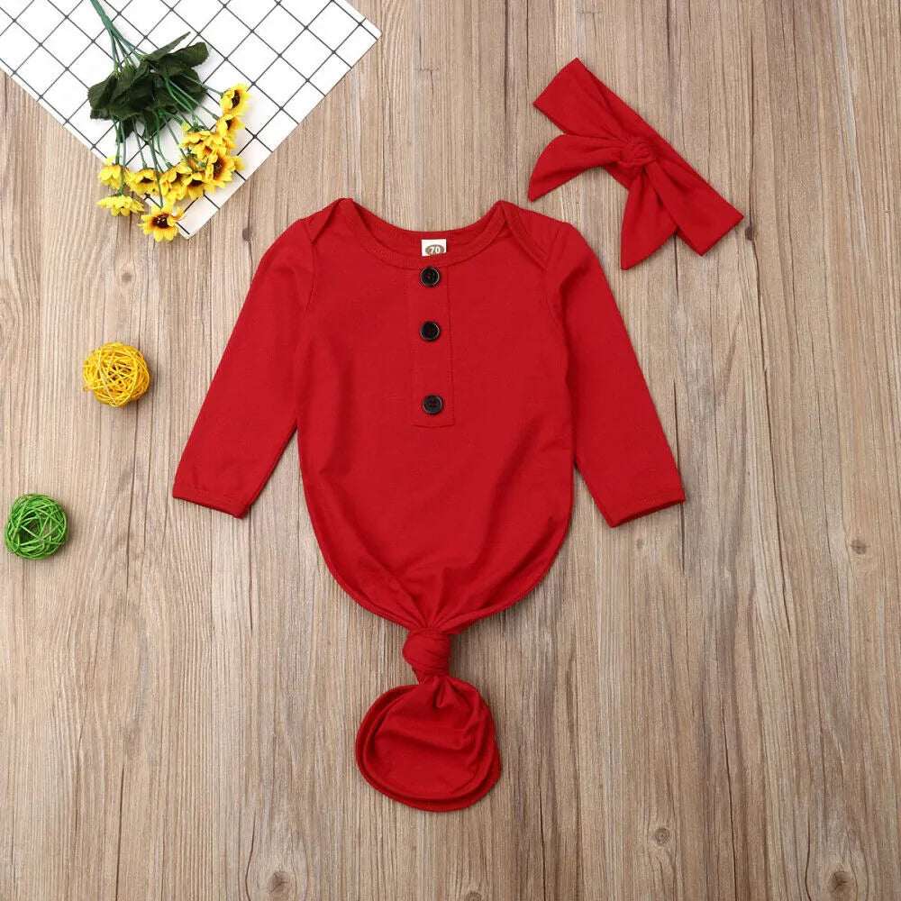 Newborn Baby Sleeper Nightgown - # BAAA81810001