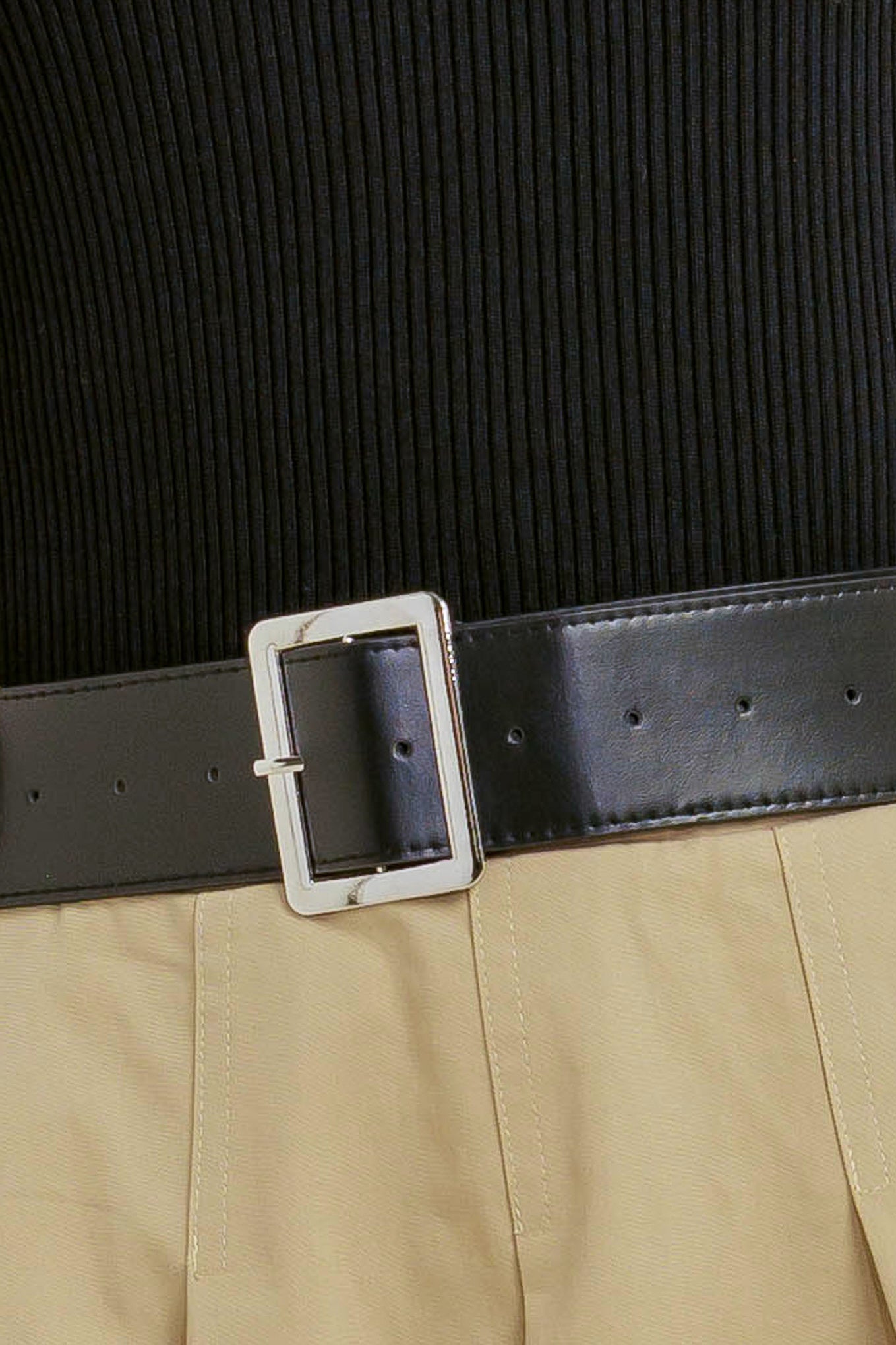 SCULPTED GRACE SWEATER WOVEN TOP AND SKIRT DRESS