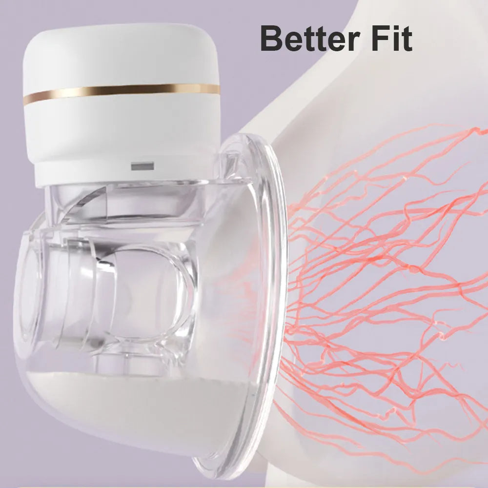 Wearable Electric Breast Pump Silicone Flange