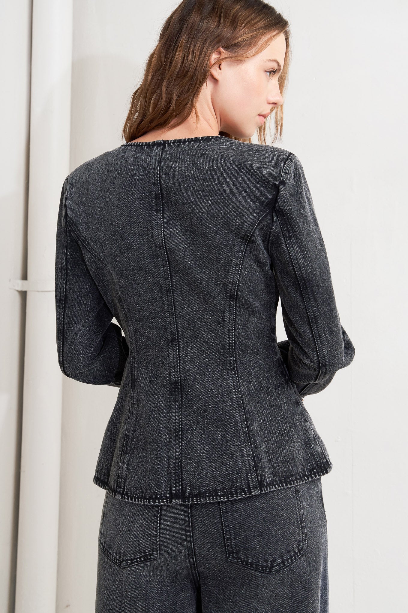 GRAPHITE MUSE DENIM JACKET