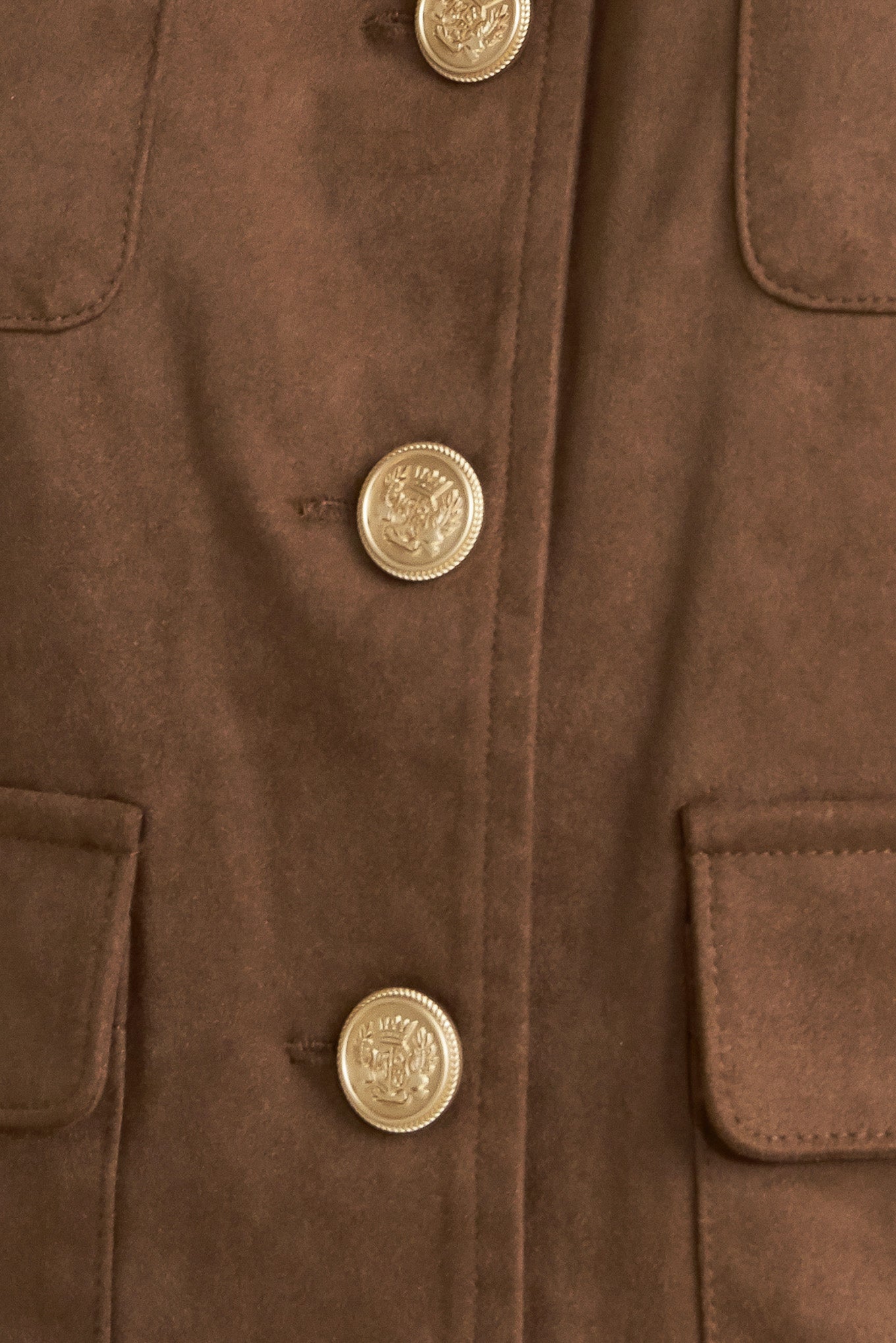 HERITAGE UTILITY FAUX SUEDE JACKET