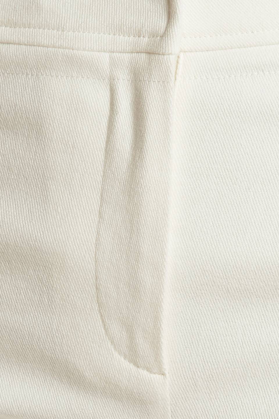 LILY PETAL WHITE WOVEN PANTS