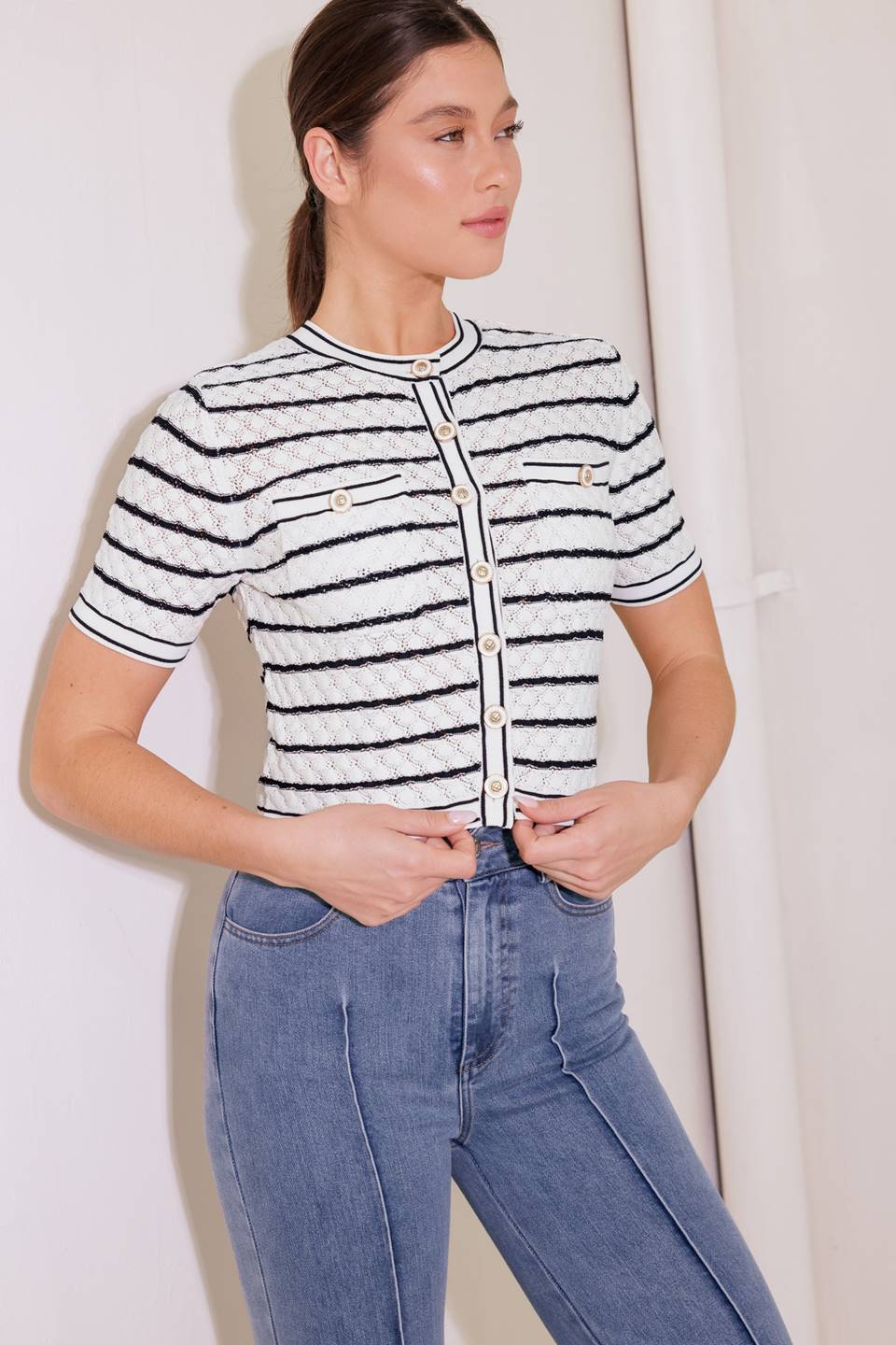 A DAY IN THE MEADOW KNIT CARDIGAN