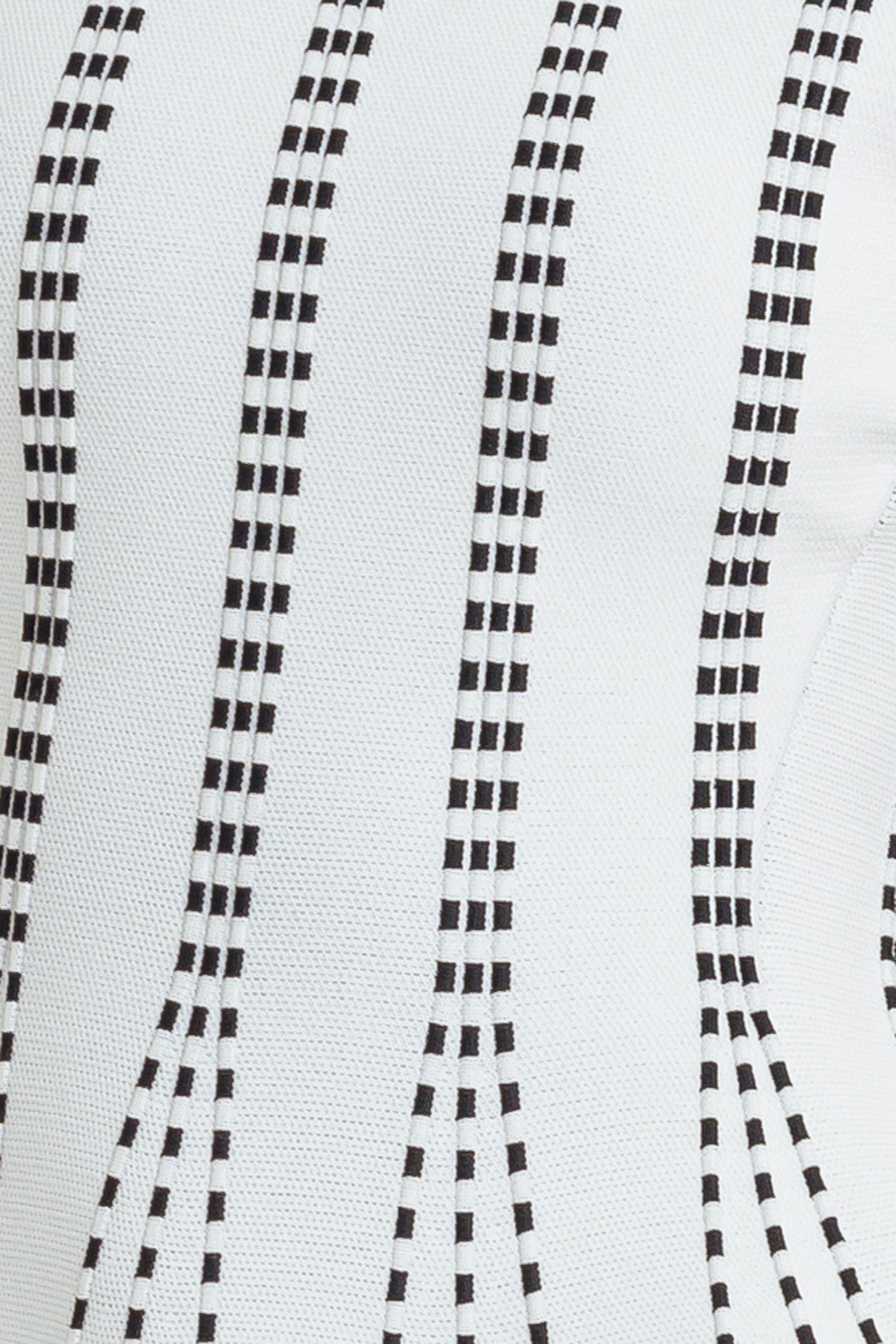 EVENING RUSTLE JACQUARD SWEATER TOP