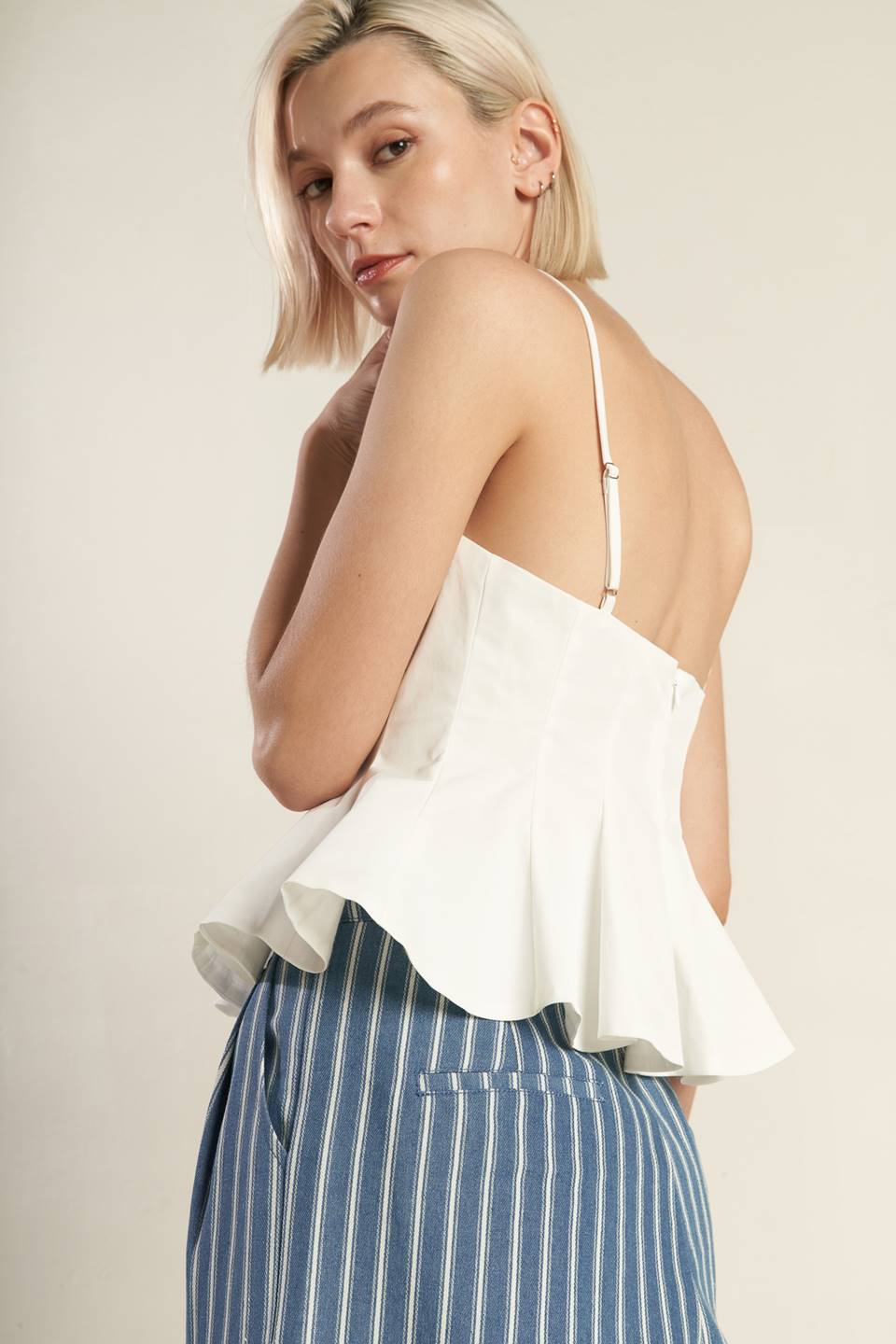 IT'S PERFECT TIMING WOVEN CAMI TOP