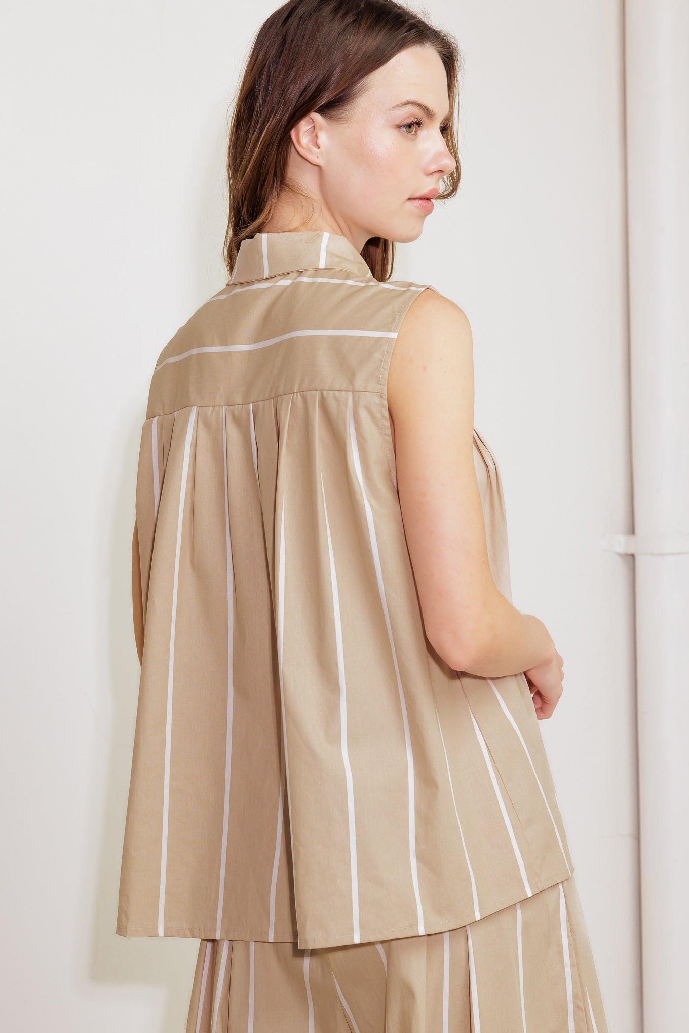 SOMEWHERE TO BE WOVEN TOP